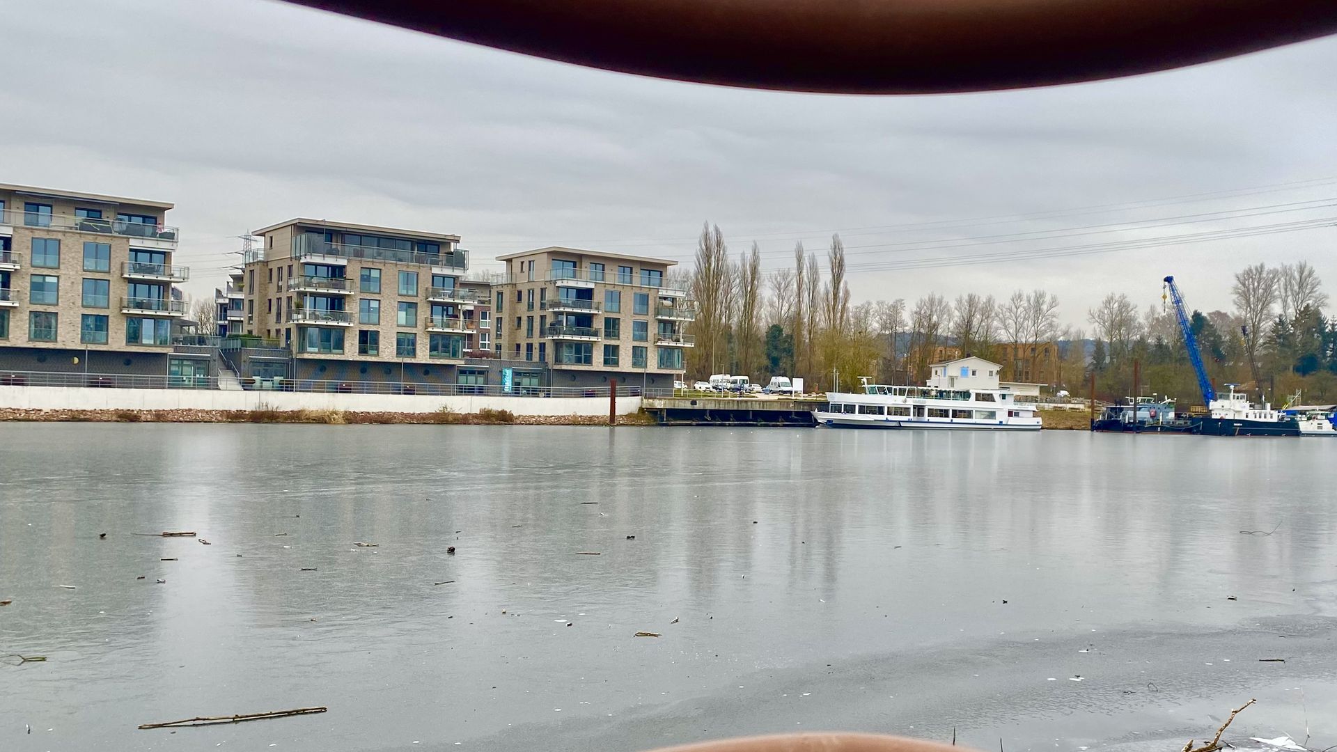 Blick auf den Westhafen Geesthacht 