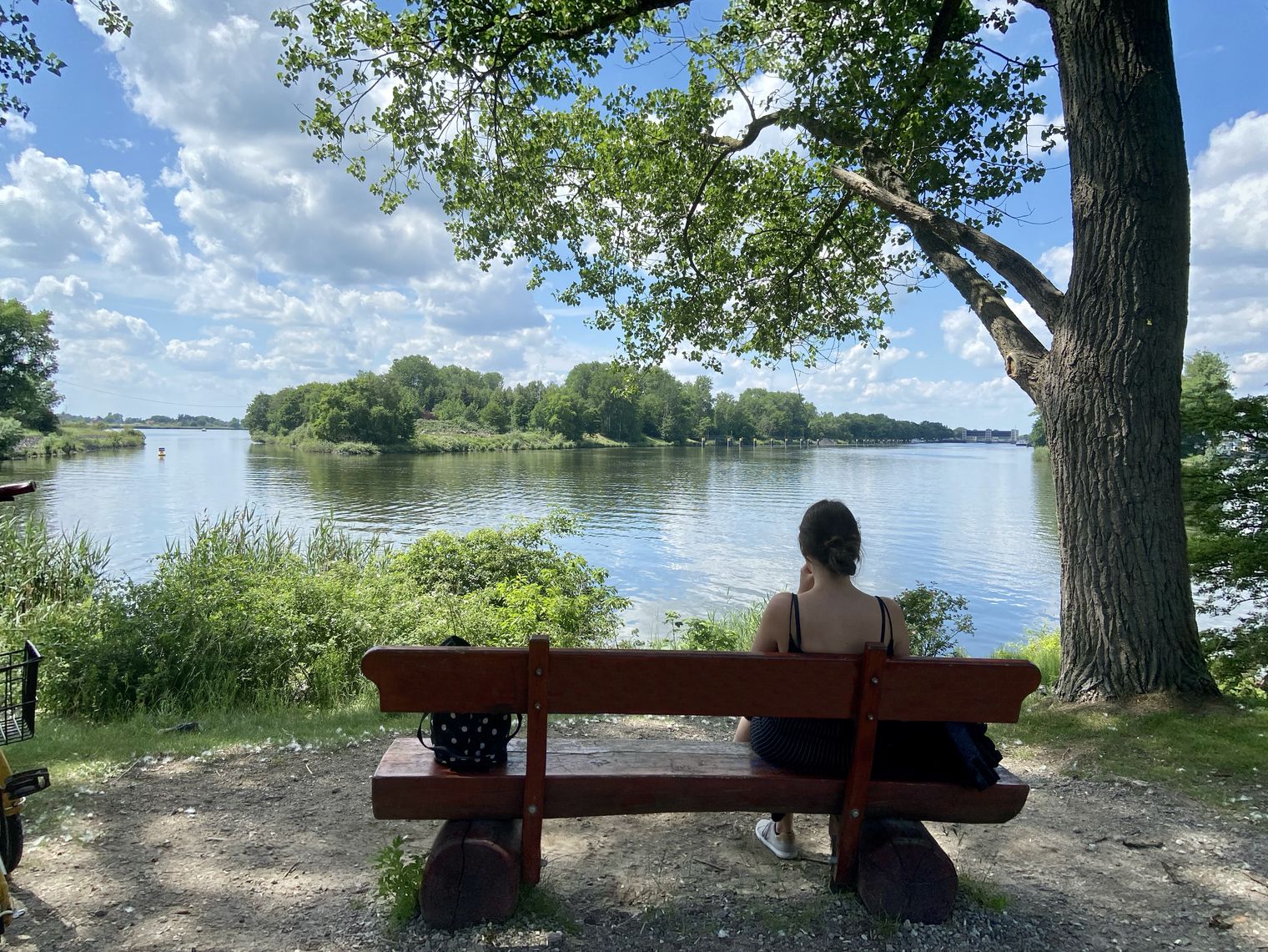 Blick auf die Schleuse 